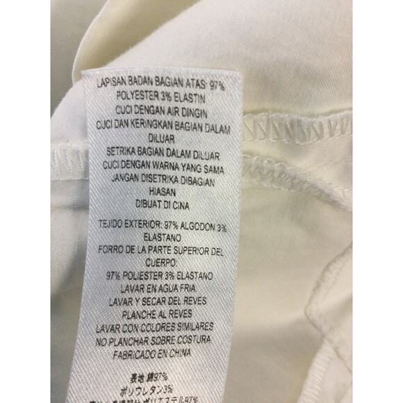 French Connection SZ 12 L Yellow floral Square Neck Pencil Dress cotton used B23 - Picture 9 of 10